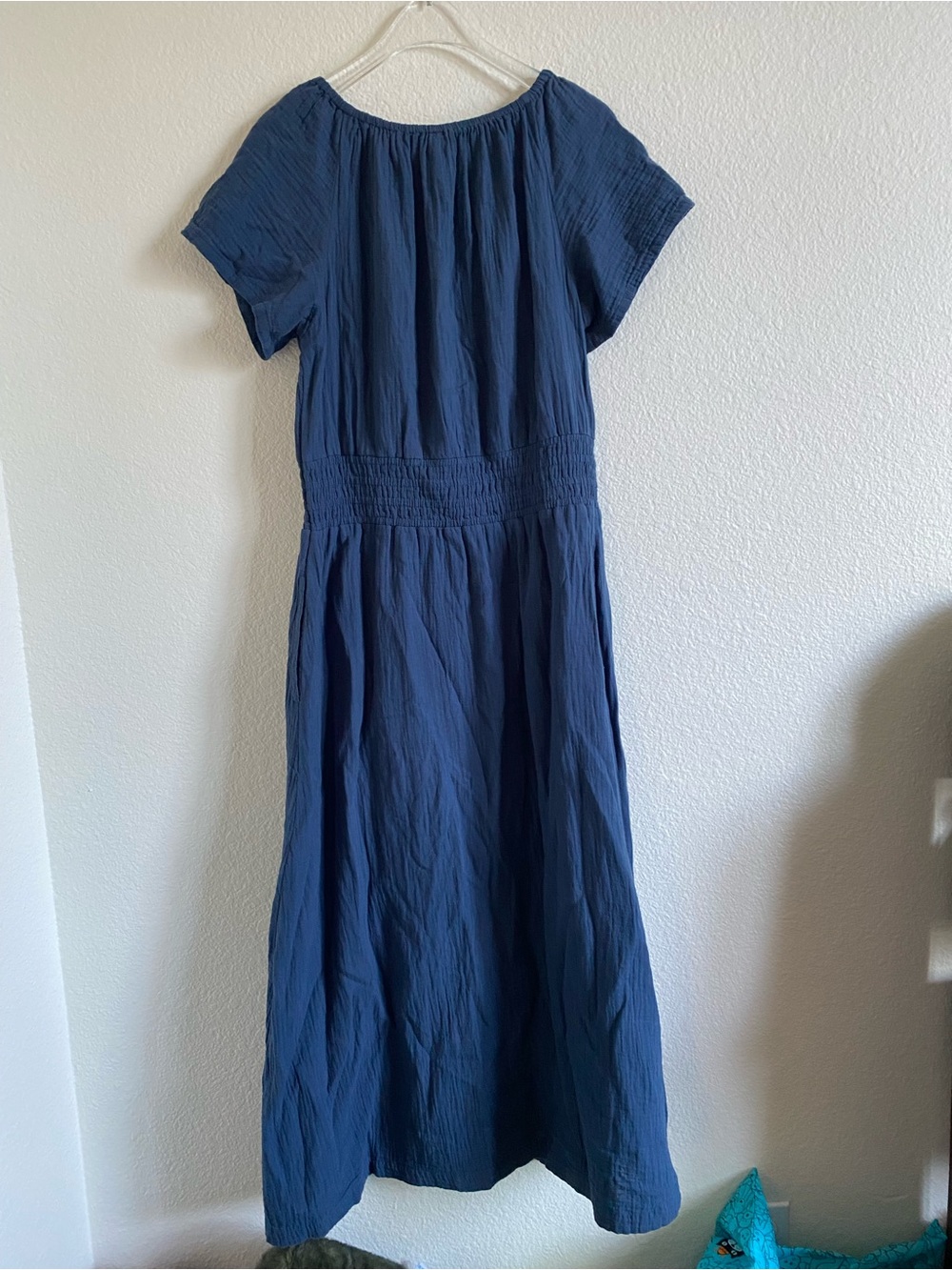 Pact Organic Cotton Coastal Double Gauze Boho Midi Dress - Picture 6 of 6